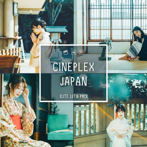 Japan Film LUT&#39;s kleurgradatie | Video en foto | Mobiel en desktop | Adobe After Effects | Premiere Pro | Da Vinci | Final Cut Pro