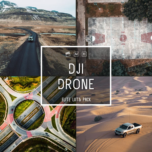 DJI Drone LUTs Color Grading | Video and Photo | Mobile & Desktop | GoPro Luts Drone Luts | Premiere Pro | Da Vinci | Final Cut