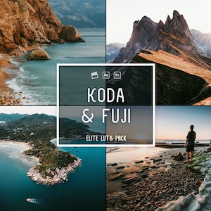 Kodak & Fuji Film LUTs | Color Grading | Video and Photo | Mobile Desktop | Adobe After Effects | Premiere Pro | Da Vinci | Final Cut Pro