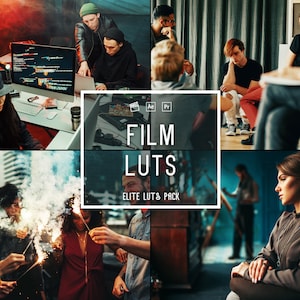 Film Film LUT&#39;s Kleurcorrectie | Video en foto | Mobiel en desktop | Adobe After Effects | Première Pro | DaVinci | Laatste snede | Luts |