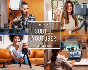 Youtube LUTs Vlog Color Grading | Video and Photo | Mobile & Desktop | Adobe After Effects | Premiere Pro | Final Cut | Subtle Luts