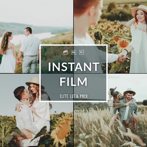 Film LUTs | Sofortbildfilm | Farbverlauf | Video und Foto | Handy & Desktop | Adobe After Effect | Premiere Pro | Da Vinci | Final Cut |