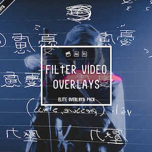 25 4K Filter Video Overlays | Old Handwritten Overlays, Retro Overlays, Film Music Overlays | VFX Scan Video Overlays