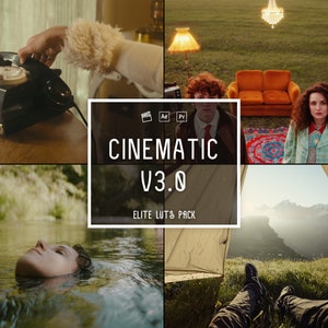 25 Cinematic V3.0 Luts | Essential Luts, Minimal Cinematic, Cine Grading Effect | Creative Film Luts | Video Editing | Premiere Pro | FCP |