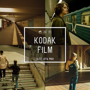17 Kodak Film LUTs Color Grading | Photo and Video | Mobile & Desktop | Video Presets | Lightroom | Premiere Pro | Lumafusion| Final Cut Pro