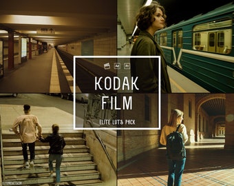 17 Kodak Film LUTs Color Grading | Photo and Video | Mobile & Desktop | Video Presets | Lightroom | Premiere Pro | Lumafusion| Final Cut Pro