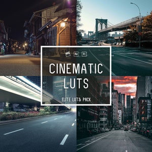 35 Cinematic LUTs Color Grading | Photo and Video | Mobile & Desktop | Video Presets | Lightroom | Premiere Pro | Lumafusion| Final Cut Pro