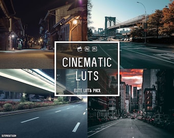 35 Cinematic LUTs Color Grading | Photo and Video | Mobile & Desktop | Video Presets | Lightroom | Premiere Pro | Lumafusion| Final Cut Pro