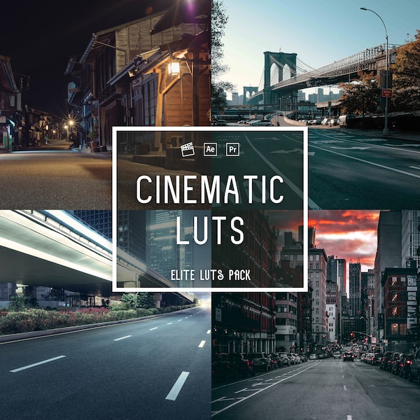 35 Cinematic LUTs Color Grading | Photo and Video | Mobile & Desktop | Video Presets | Lightroom | Premiere Pro | Lumafusion| Final Cut Pro