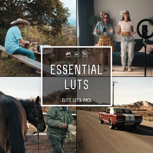 15 wesentliche LUTs | Ästhetische Klassische LUTs, Rustikaler Kamerafilm, Stimmungsvoller Filmix Filter | Videobearbeitung | Mobile & Desktop