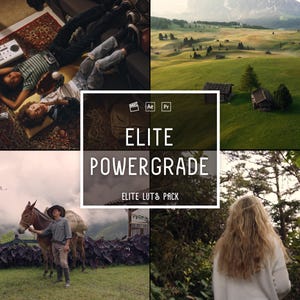 10 Elite Powergrade Luts |Essential Luts, Minimal Cinematic, Cine Grading Effect | Creative Film Luts | Video Editing