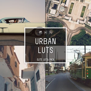 23 Urban LUTs | Cinematic Urban Film Effect, Cinematic Color Grading  | Video Editing | Color Grading | Adobe Premiere Pro | Final Cut Pro