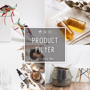 10 Product Filter LUTs Color Grading | Video and Photo | Mobile & Desktop | Instagram Lut | Premiere Pro | Da Vinci | Final Cut| Product Lut