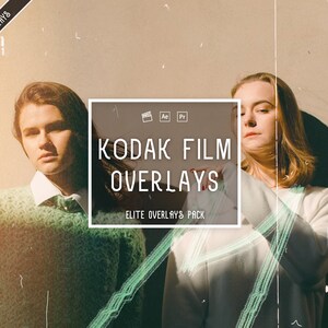 12 Kodak Video Overlays & LUTs Color Grading | Photo and Video| Mobile and Desktop | Video Presets | VN |Premiere Pro | Final Cut Pro| Retro