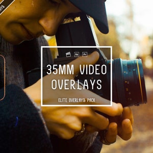 35mm Video Overlays & LUTs Color Grading | Camera Grain | Photo and Video | Video Grain Overlay| VN |Premiere Pro | Final Cut Pro | Retro