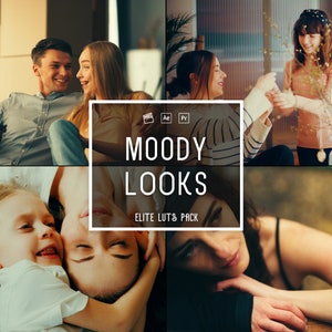 25 Moody Looks Luts | Film Aesthetic Luts, Classic Movie Cinematic, Moody Video Filter| Film Classic Luts | Video Editing