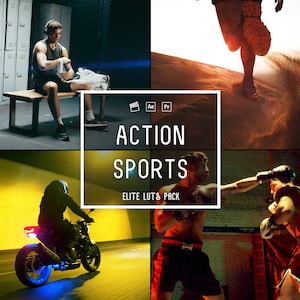 15 sportowych LUT-ów Color Grading | Zdjęcia i wideo | Urządzenia mobilne i komputery stacjonarne | Presety wideo | Lightroom | Premiere Pro | Lumafusion | Final Cut Pro | VN