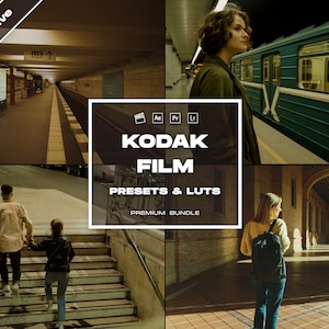 17 Kodak Film Presets & LUTs Color Grading | Photo and Video | Mobile and Desktop | Video Presets | Lightroom | Premiere Pro | Final Cut Pro