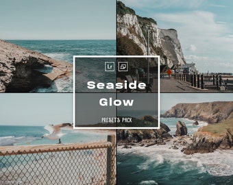 13 Seaside Glow Presets | Summer Travel, Beach Presets & Disposable Edition | Lightroom Mobile Photo Editing.