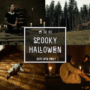 32 Halloween LUTs Color Grading | Video and Photo | Mobile & Desktop | Adobe After Effects | Premiere Pro| Final Cut Pro| Scary Spooky Luts
