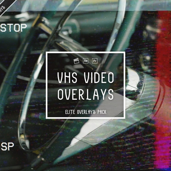 50 VHS Video Overlays & LUTs Color Grading | Photo and Video | Mobile and Desktop | Video Presets | VN |Premiere Pro | Final Cut Pro | Retro