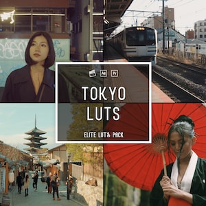 14 Tokyo Luts | Japanese Aesthetic Camera, Tokyo Happy Luts, Moody Japanese Effect | Rich Film Luts Camera | Video Editing
