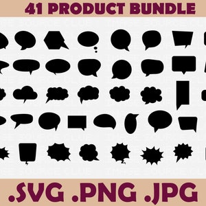 Tekstballon Silhouetten PNG, SVG Clip Art Files | Comic Style Ballonnen | Denken, Denken, Dialoogvenster | Transparant, Vector, Commercieel