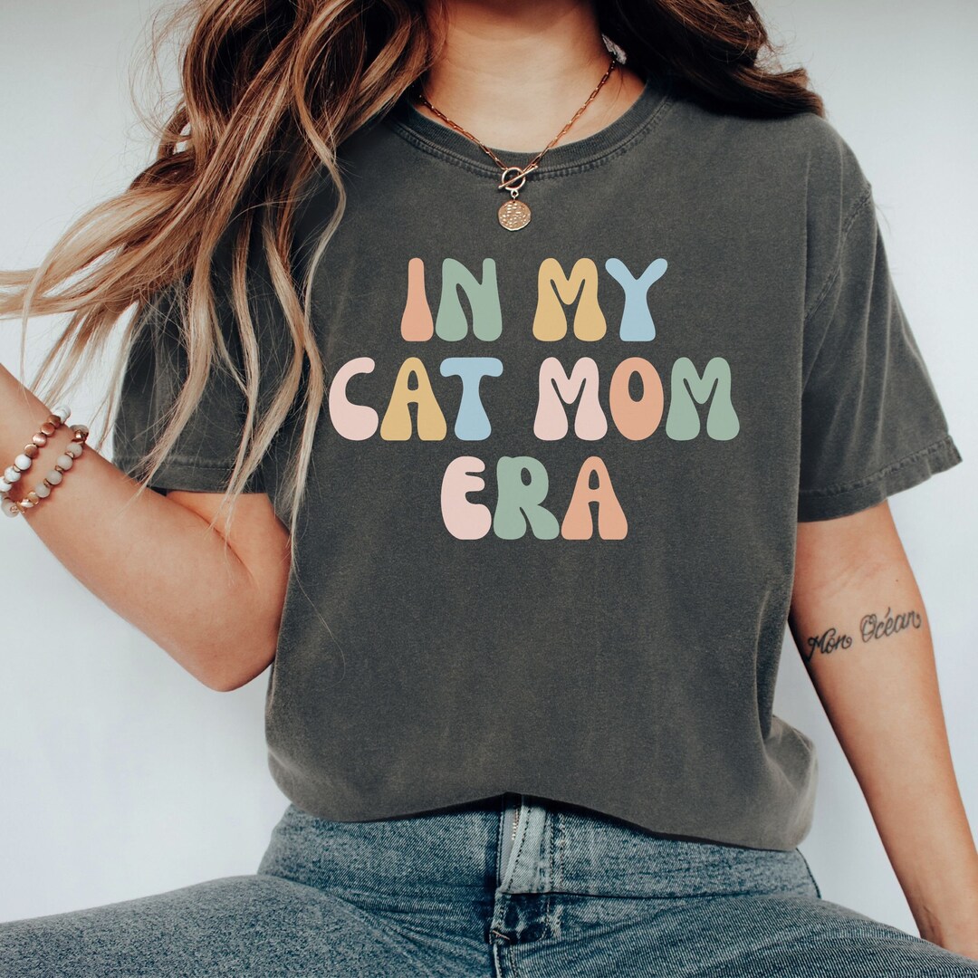 Cat Mom Svg Png, in My Cat Mom Era Svg, Cat Mama Digital Download, Cat