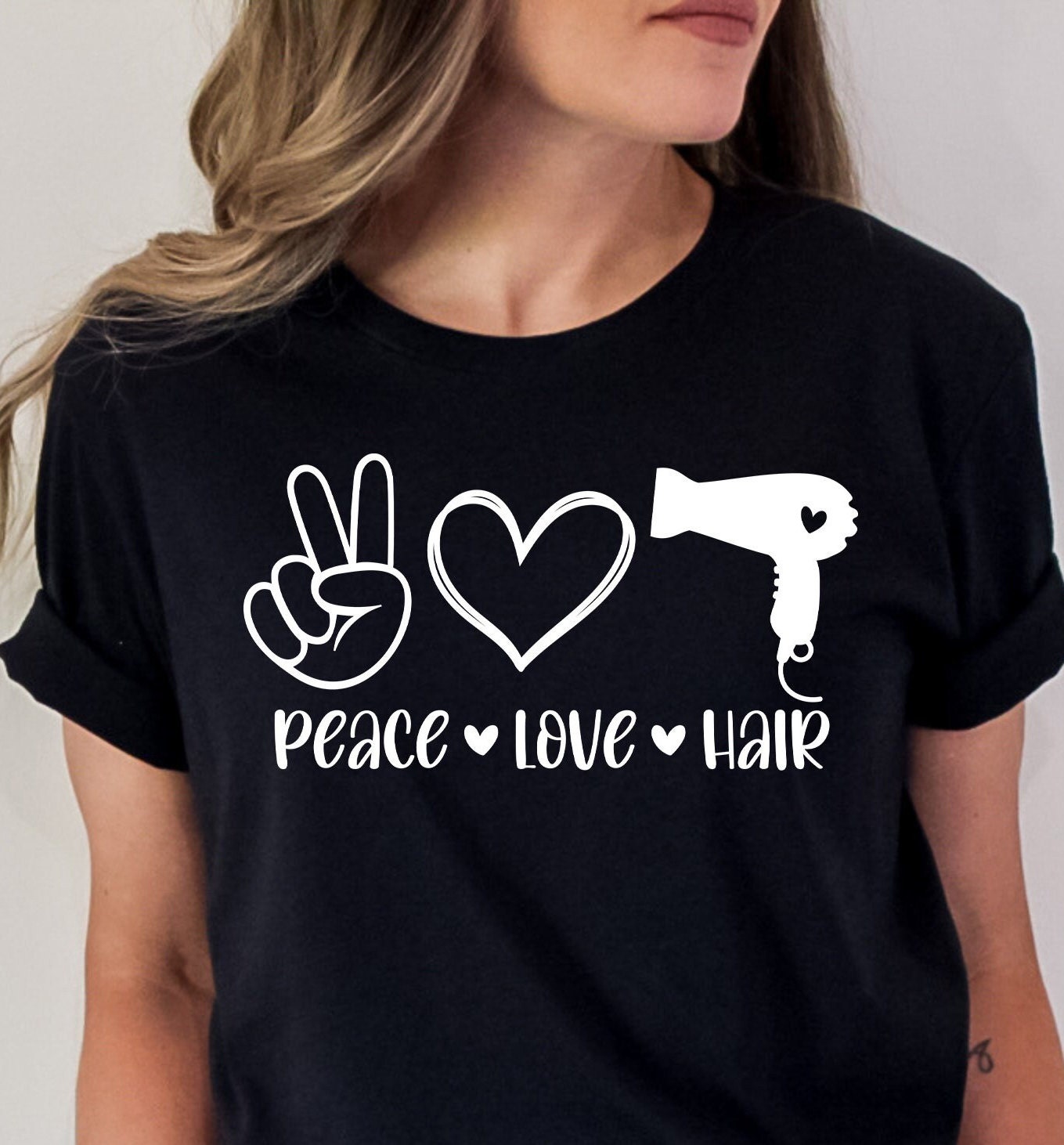 KIDS HAREM PANTS PEACE LOVE AND HAIR