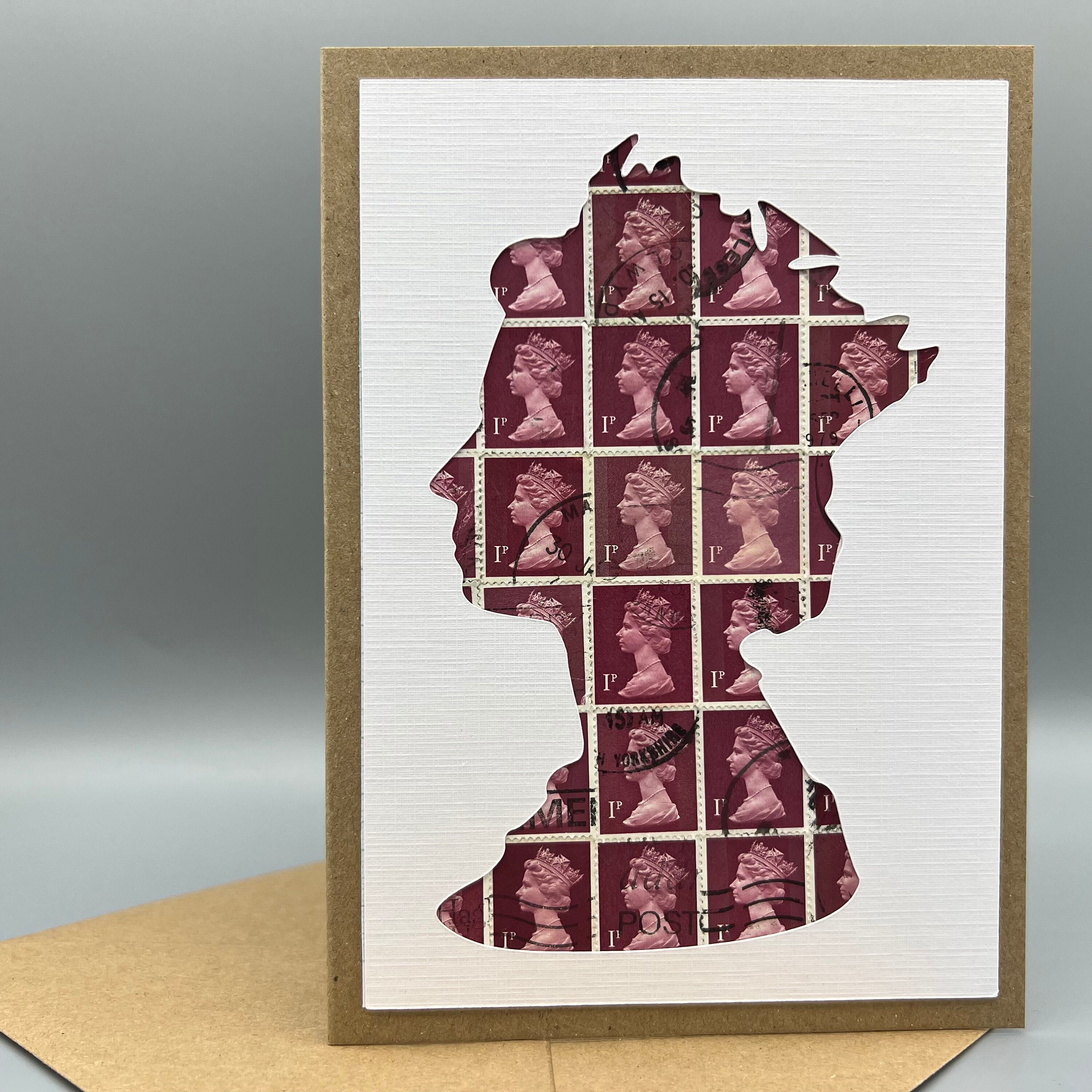 アメリカ製 輸入 ラバースタンプ マウント済 『 バレンタインの女の子』 アメリカ製 輸入 ラバースタンプ マウント済 『 バレンタインの女の子』