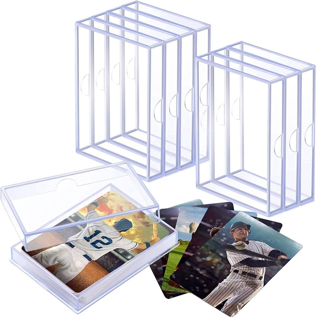 Playing Card Case Clear Acrylic Playing Card Boxes Holder pack of 1,5