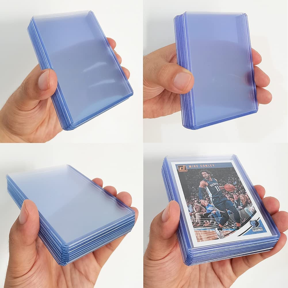 Card Sleeves for Trading Cards Hard Plastic Card Protector for Standard  Cards, Sports Cards, Baseball Cards Toploaders 36Pcs 