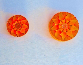 Swedish Handmade Vintage Wooden Sconces, Set of 2.  US plug option, Shipping and New US tariff included