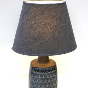 Pottery table lamp. Mid-century modern Danish design, a vintage Scandinavian ceramic lamp from Soholm Söholm, Denmark With free delivery image 9