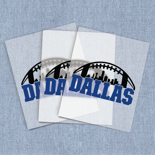 Dallas Football DTF Heat Transfer, Sports Team Direct-To-Film Transfers, Create Gifts For Cowboys Fans, Craft Home Iron-on For T-shirts