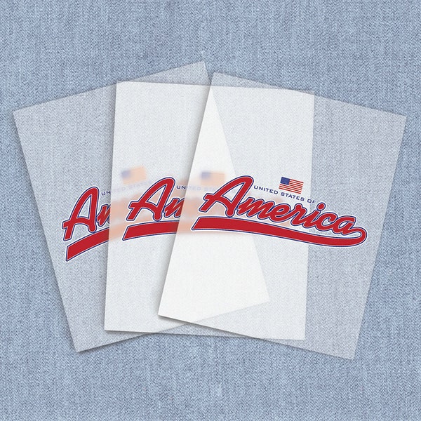 America Tail Direct-To-Film Transfers, American Pride DTF Heat Transfer, Iron-on Home Iron Transfers, DIY Full Color Digital Craft Iron on