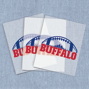 Buffalo Football Home Iron-on For T-shirts, Sports Team DTF Heat Transfer, Create Gifts For Bills Fans, Direct-To-Film Transfers, Iron On
