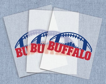 Buffalo Football Home Iron-on For T-shirts, Sports Team DTF Heat Transfer, Create Gifts For Bills Fans, Direct-To-Film Transfers, Iron On