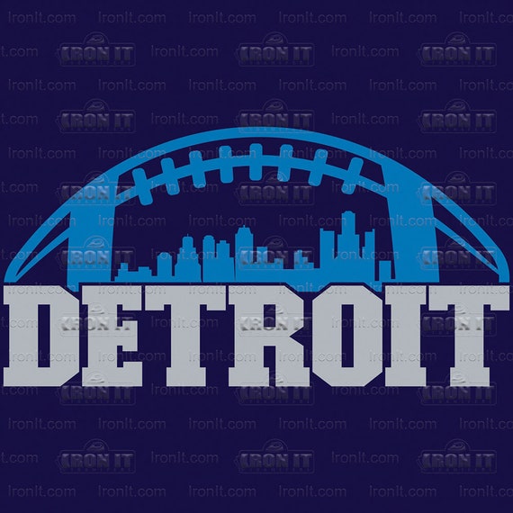 Detroit Football Direct-to-film Transfers, Sports Team Home Iron-on for  T-shirts, Create Gifts for Lions Fans, Craft DTF Heat Transfer Iron 