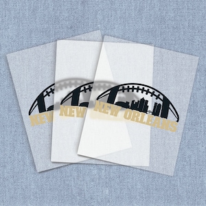 New Orleans Football Direct-To-Film Transfers, Sports Team Home Iron-on For T-shirts, Create Gifts For Saints Fans, DTF Heat Transfer