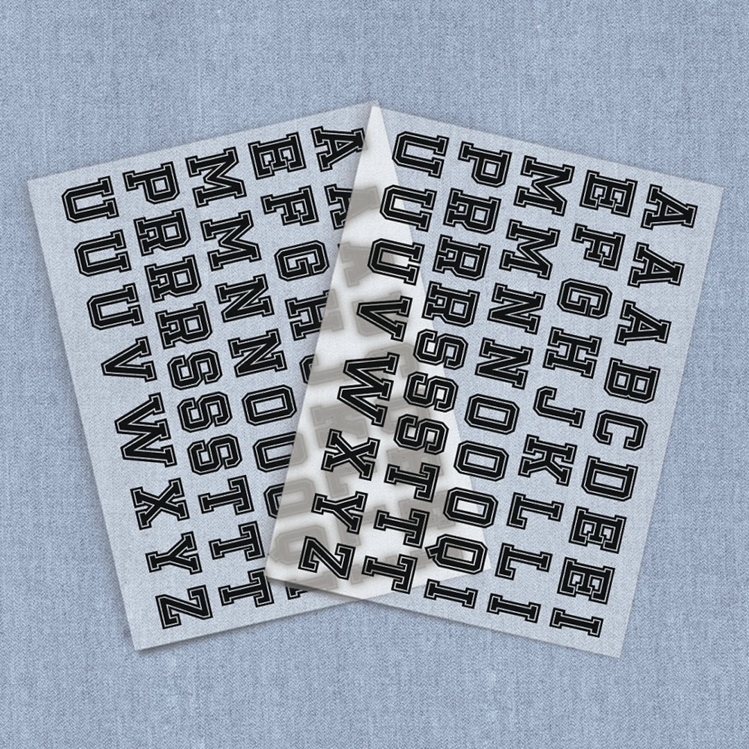 Cutup Letters DTF Heat Transfer, Lacrosse Letters Directtofilm Iron