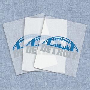 Detroit Football Direct-To-Film Transfers, Sports Team Home Iron-on For T-shirts, Create Gifts For Lions Fans, Craft DTF Heat Transfer Iron