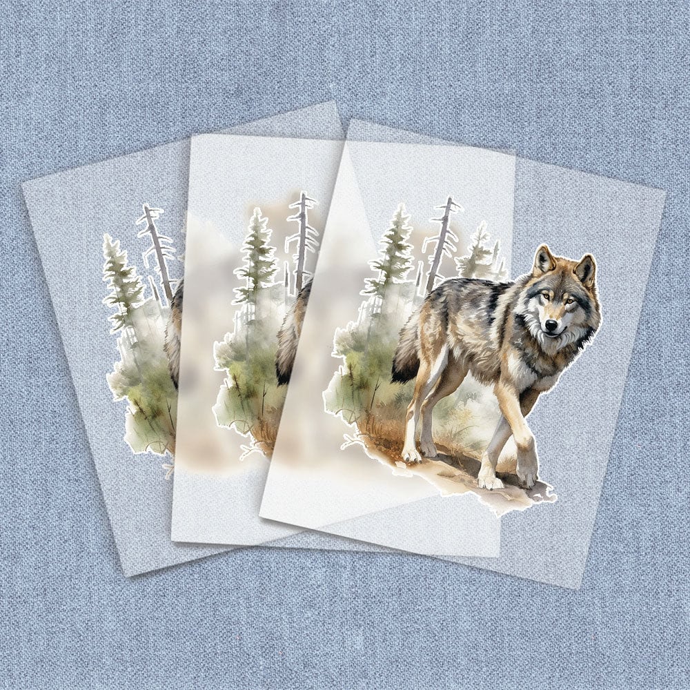 On the Prowl Iron-on Heat Transfer, Wolf DTF Transfers, Home Iron ...