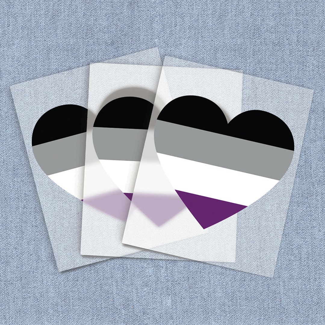 Pride DTF Heat Transfer, Ace Heart Direct-to-film Iron-on Transfer ...