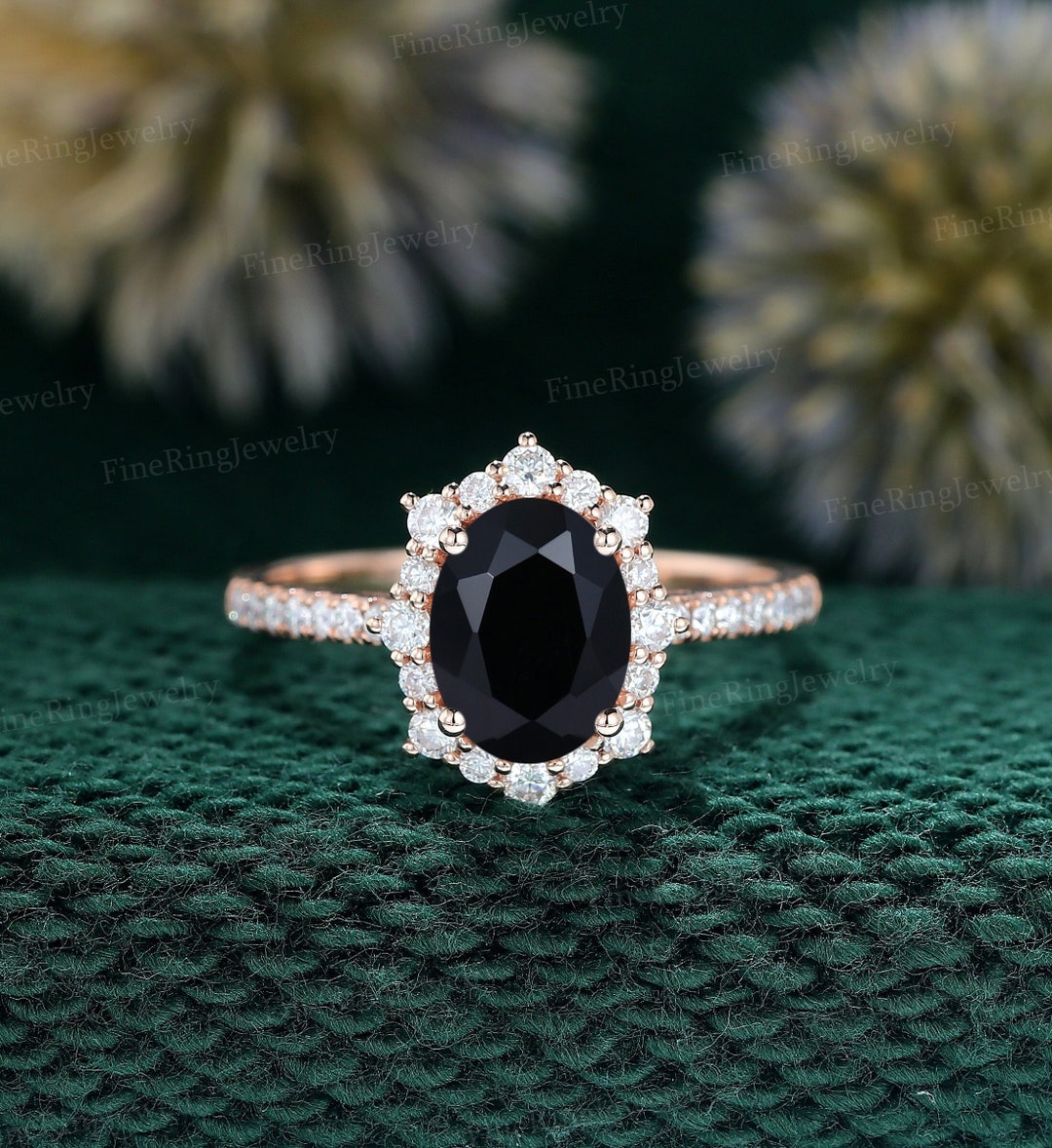 Art Deco Diamond Black Onyx Ring Edwardian Filigree 14 Karat White Gold  Flower For Sale at 1stDibs | black onyx art deco ring, art deco black onyx  ring