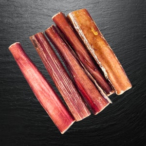 Bully Pizzle Natural Beef Dog Chew Bull Treat Healthy Snack Nutritious Vitamins Dog Pick and Mix 12cm 24cm