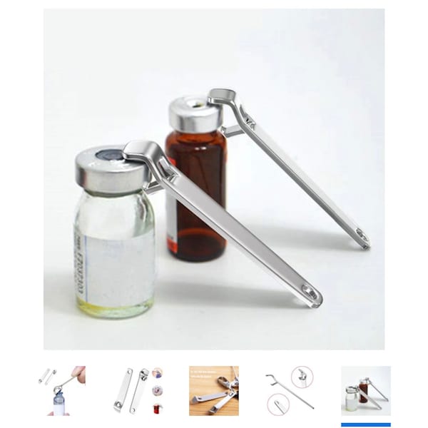 Set medicatieflaconopeners (1 groot + 1 klein)