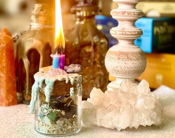 MAKE A WISH! Birthday Spell Jar | Wish Granting Spell | Witchcraft Curio | Birthday Gifts | Altar Tools & Decor