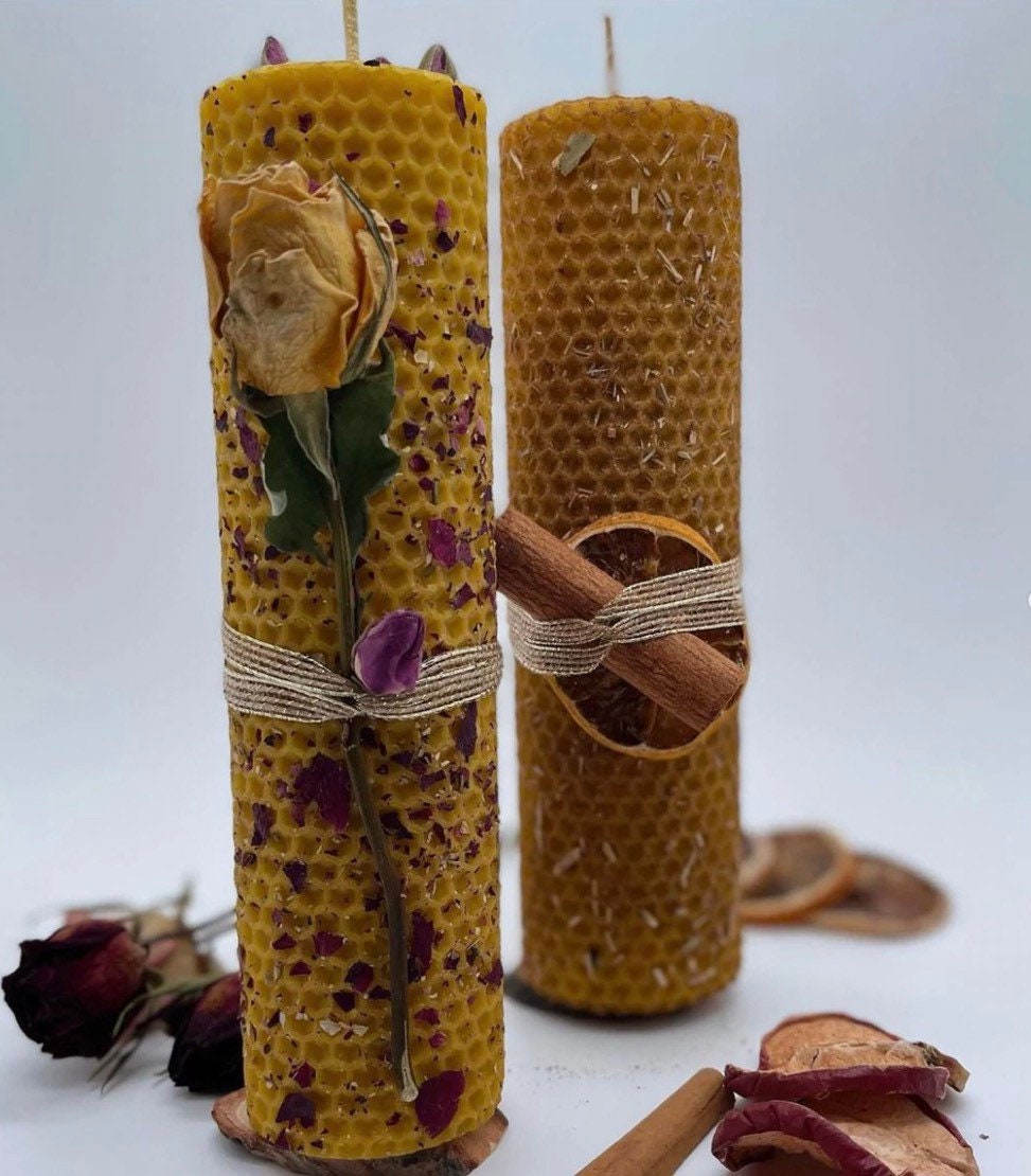 Lot Bougies Parfumées Naturelles