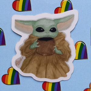 Pegatinas Baby Yoda